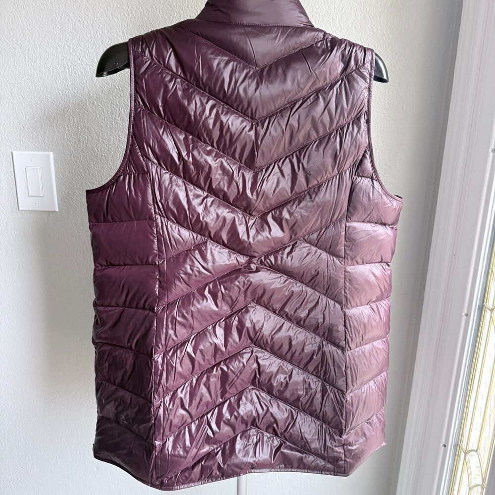 Set of 2 J. Jill Down Lightweight Quilted Puffer Packable Vests Women's Size L - Picture 4 of 11